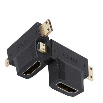 HDMI مرد سے منی اور مائیکرو HDMI اڈاپٹر
